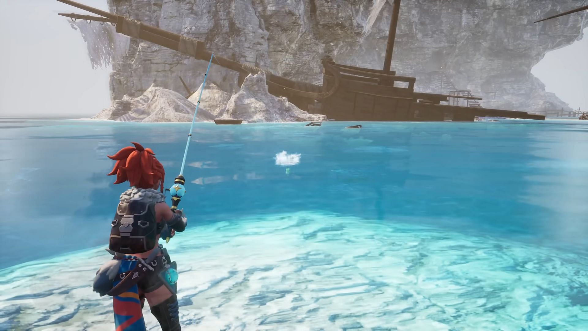 Finally, fishy activities (Image via Pocket Pair)